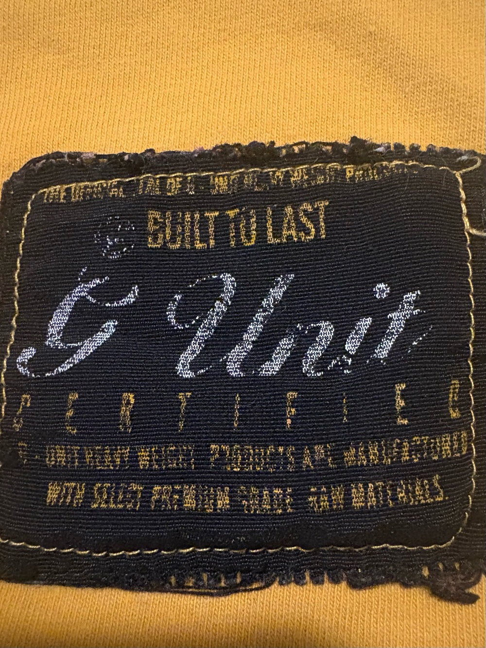 Vintage Y2K G-Unit Raw Material Heavyweight Graphic T-Shirt Yellow 50 Cent, Sz L - Picture 6 of 10